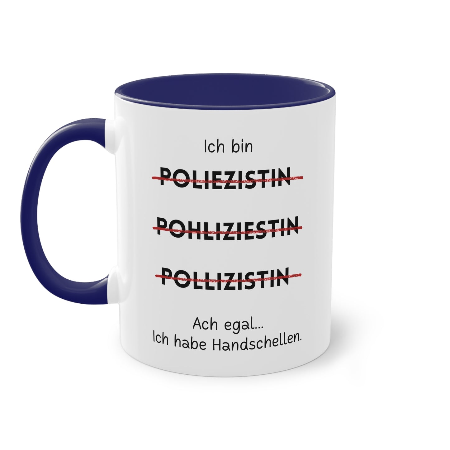 Ich bin Polizistin - Zwei-Ton-Tasse