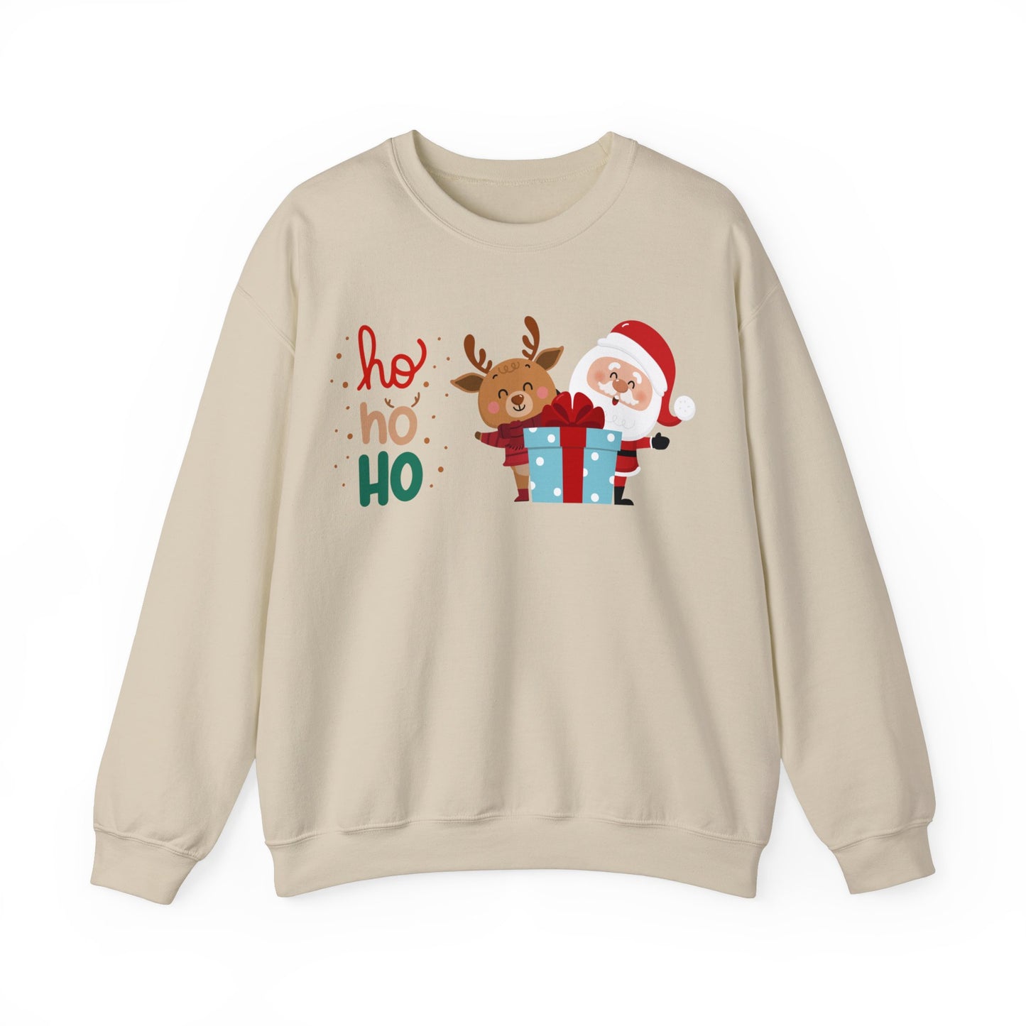 Ho ho ho Rentier und Santa  - Unisex Sweatshirt