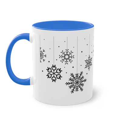 Schneeflöckchen - Zwei-Ton-Kaffeetasse