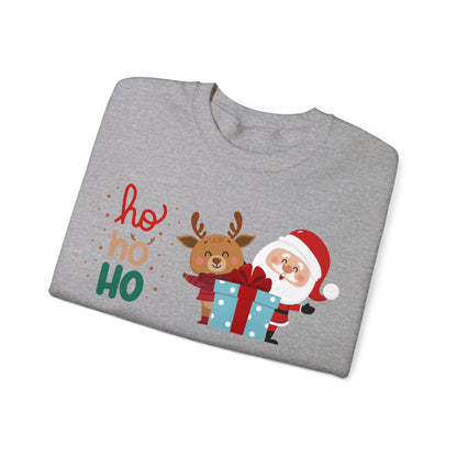 Ho ho ho Rentier und Santa  - Unisex Sweatshirt