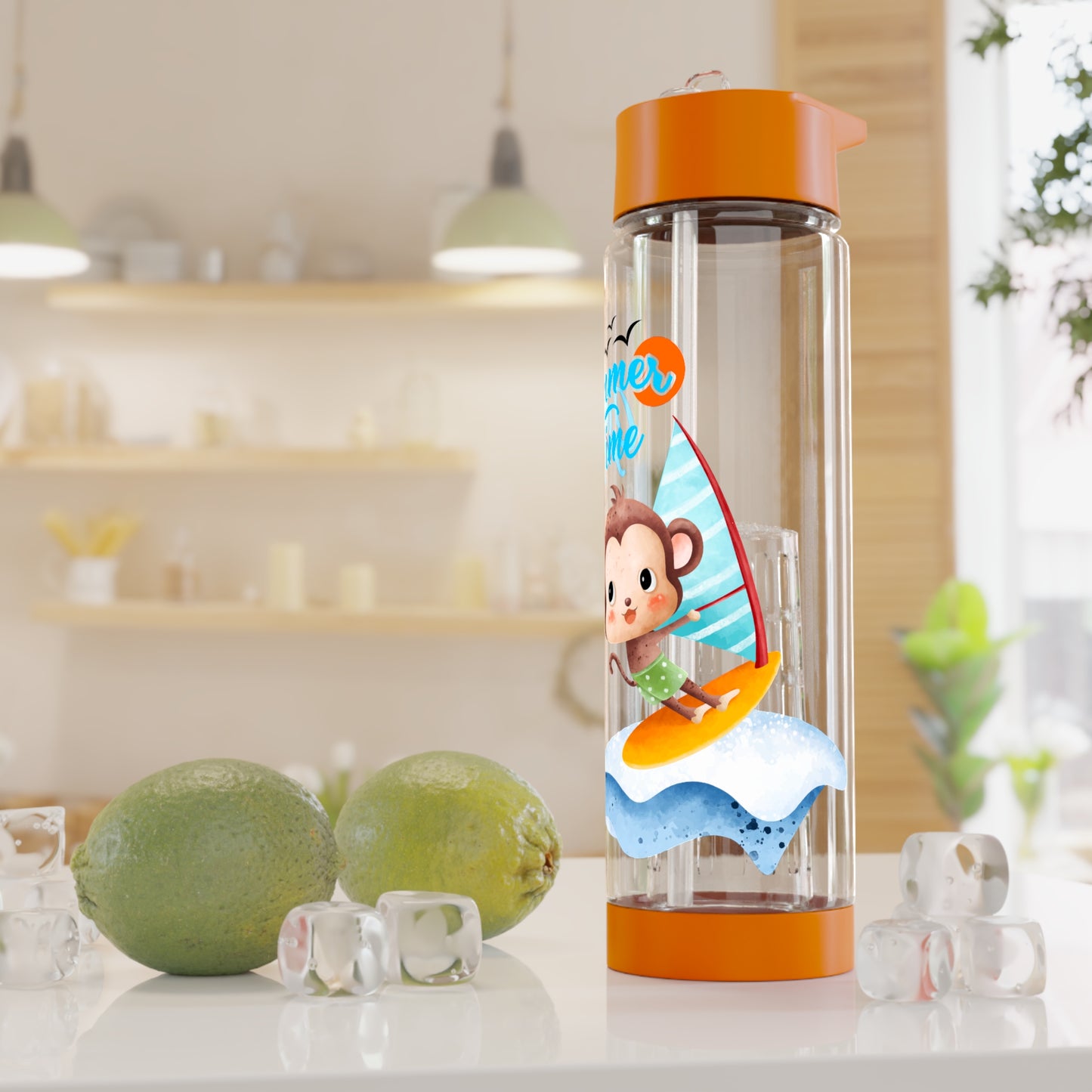 Summer Time - Infuser-Wasserflasche