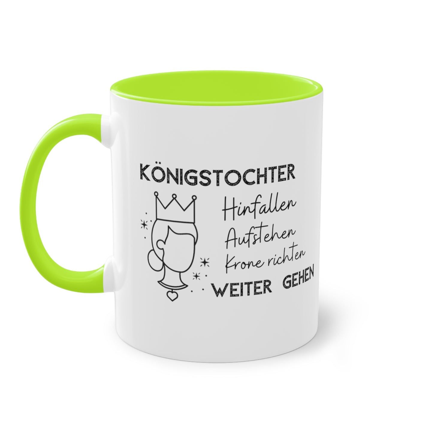 Königstochter - Zwei-Ton-Kaffeetasse