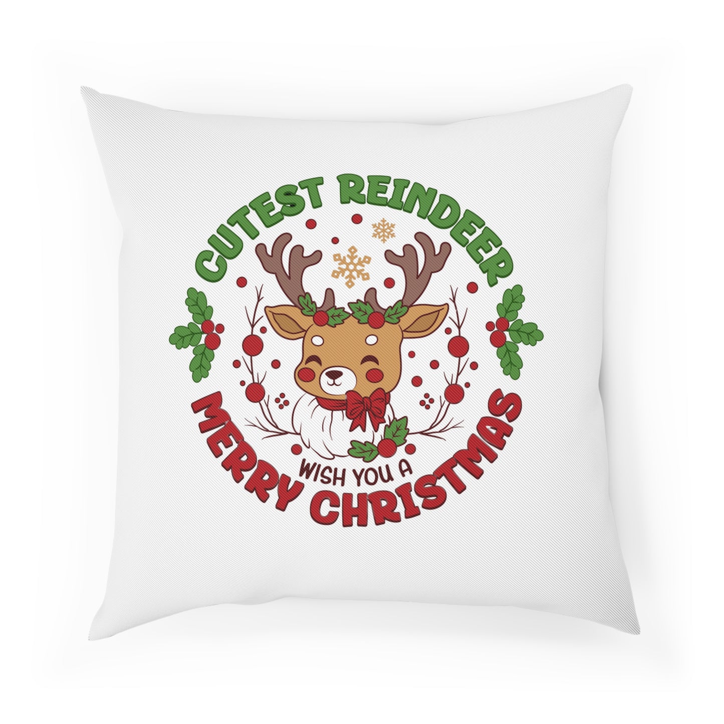 Cutest Reindeer wish you - Sofa-/Dekokissen