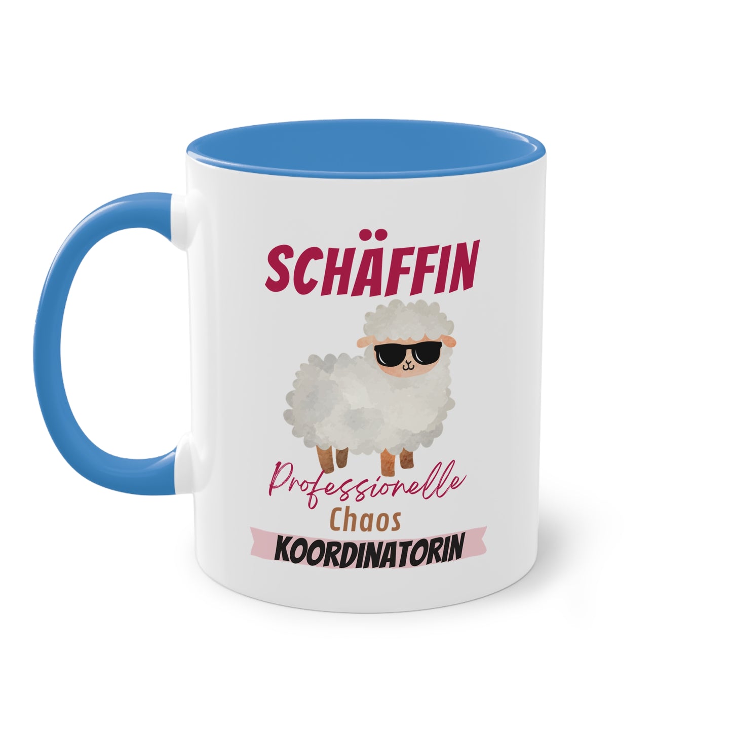 Schäffin professionelle Chaos Koordinatorin - Zwei-Ton-Tasse