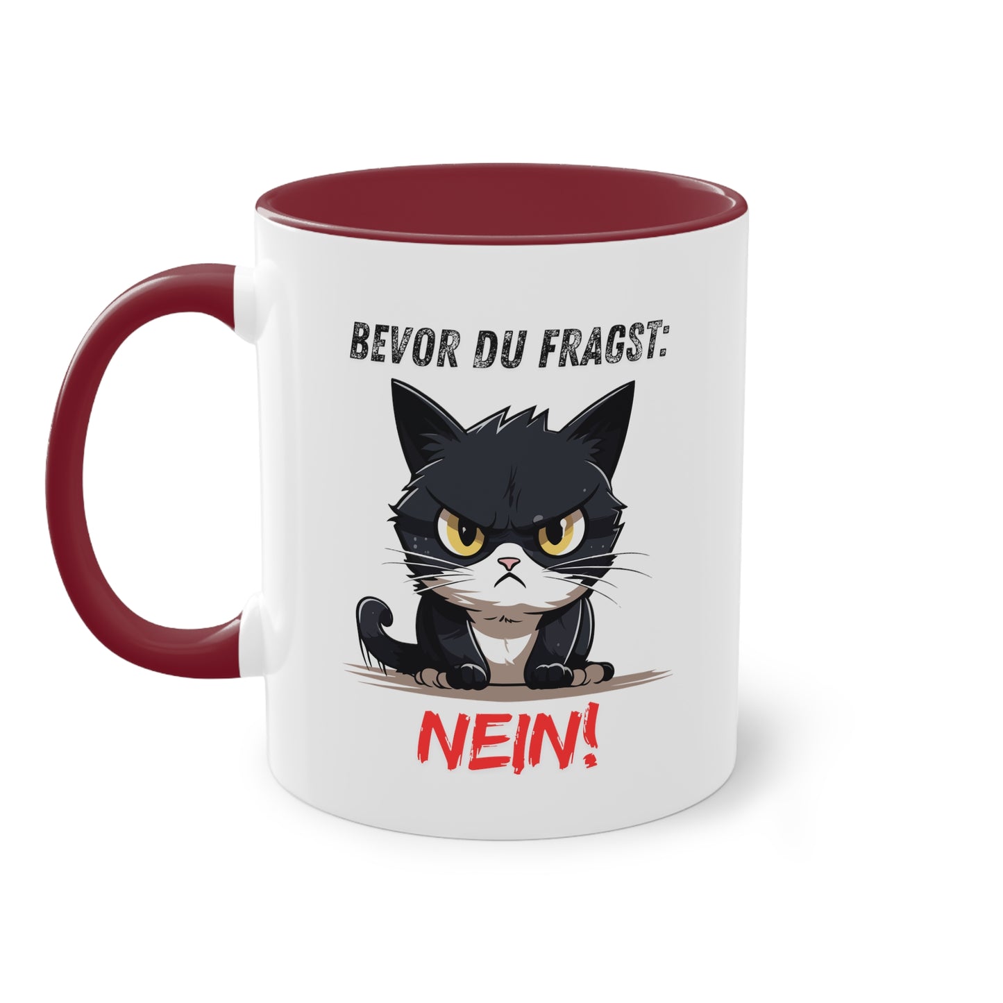 Bevor Du fragst: Nein! - Zwei-Ton-Kaffeetasse