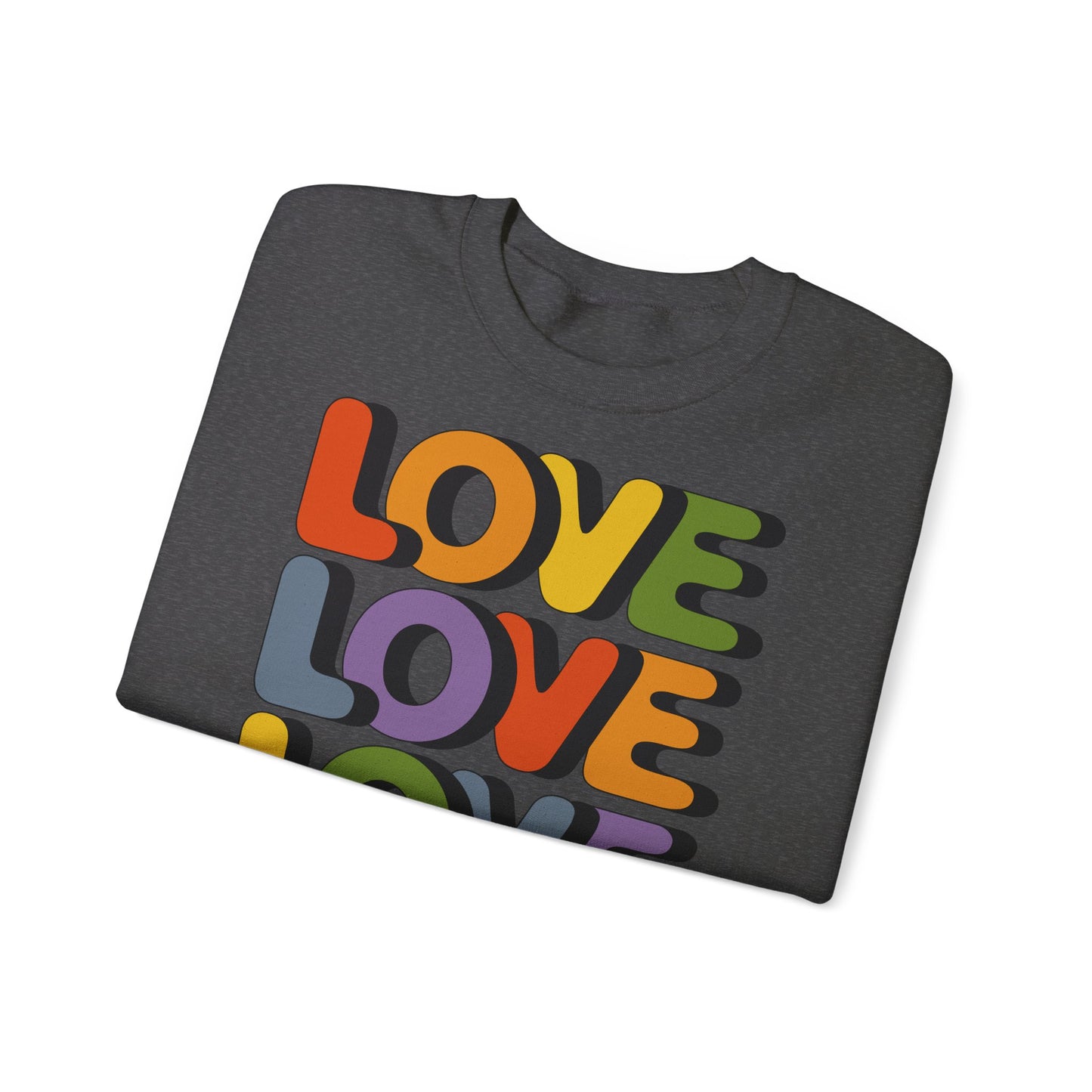 Unisex Sweatshirt - LOVE LOVE LOVE