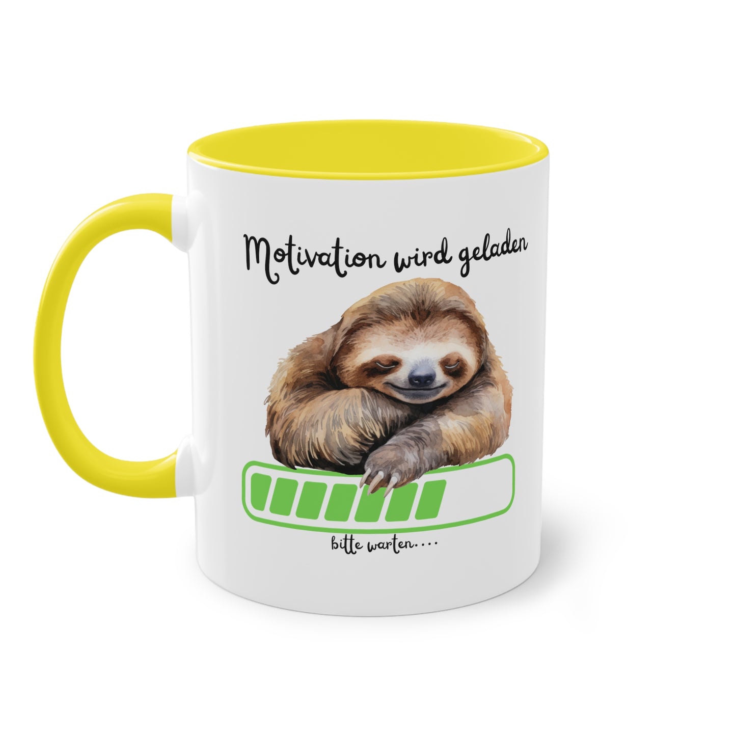 Motivation wird geladen bitte warten...  - Zwei-Ton-Kaffeetasse