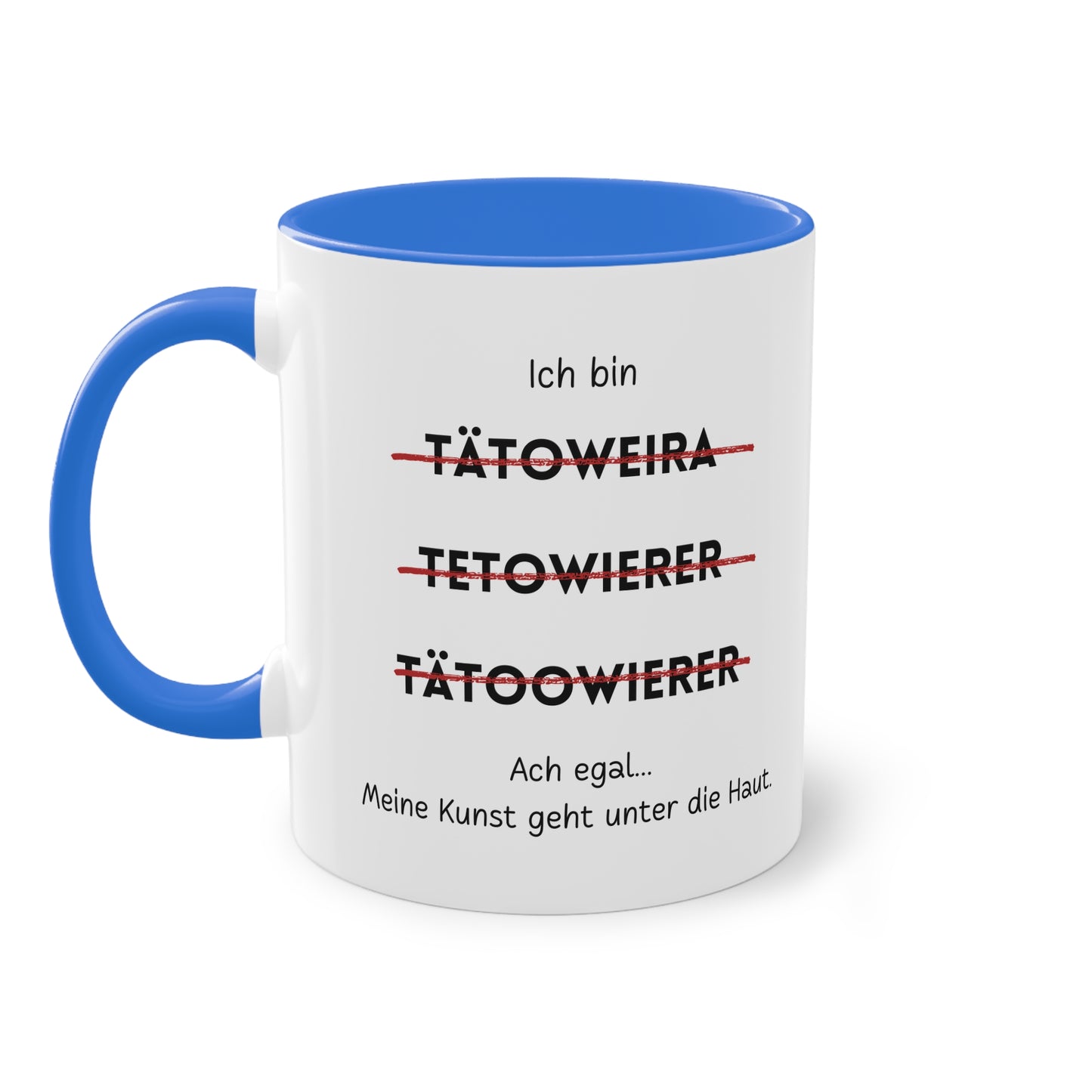 Ich bin Tätowierer - Zwei-Ton-Tasse