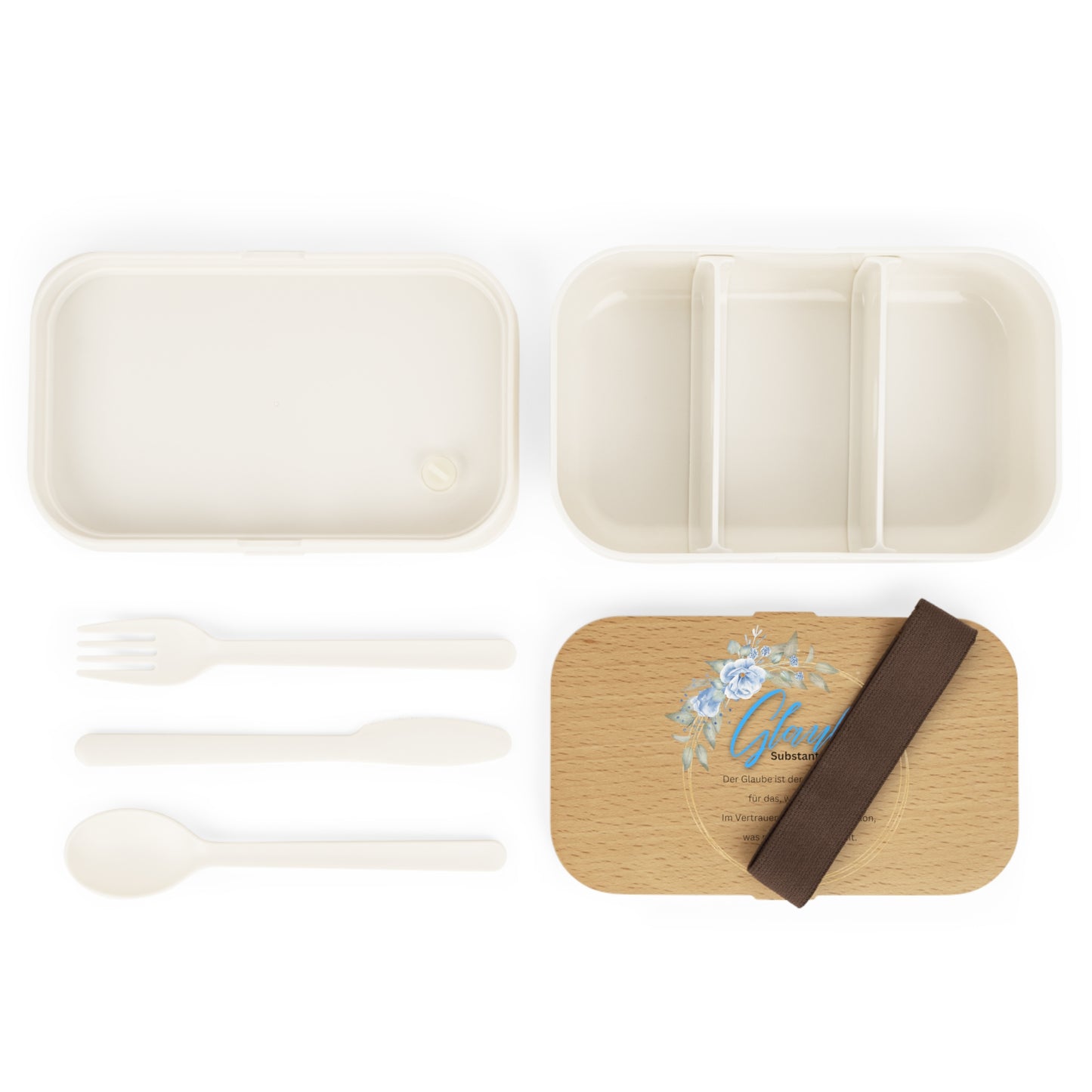 Glaube Substantiv (blau) - Lunch Box