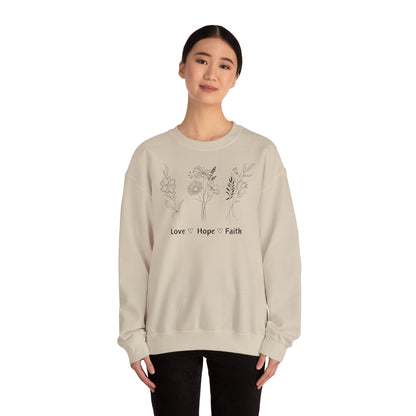 Love, Hope, Faith - Sweatshirt