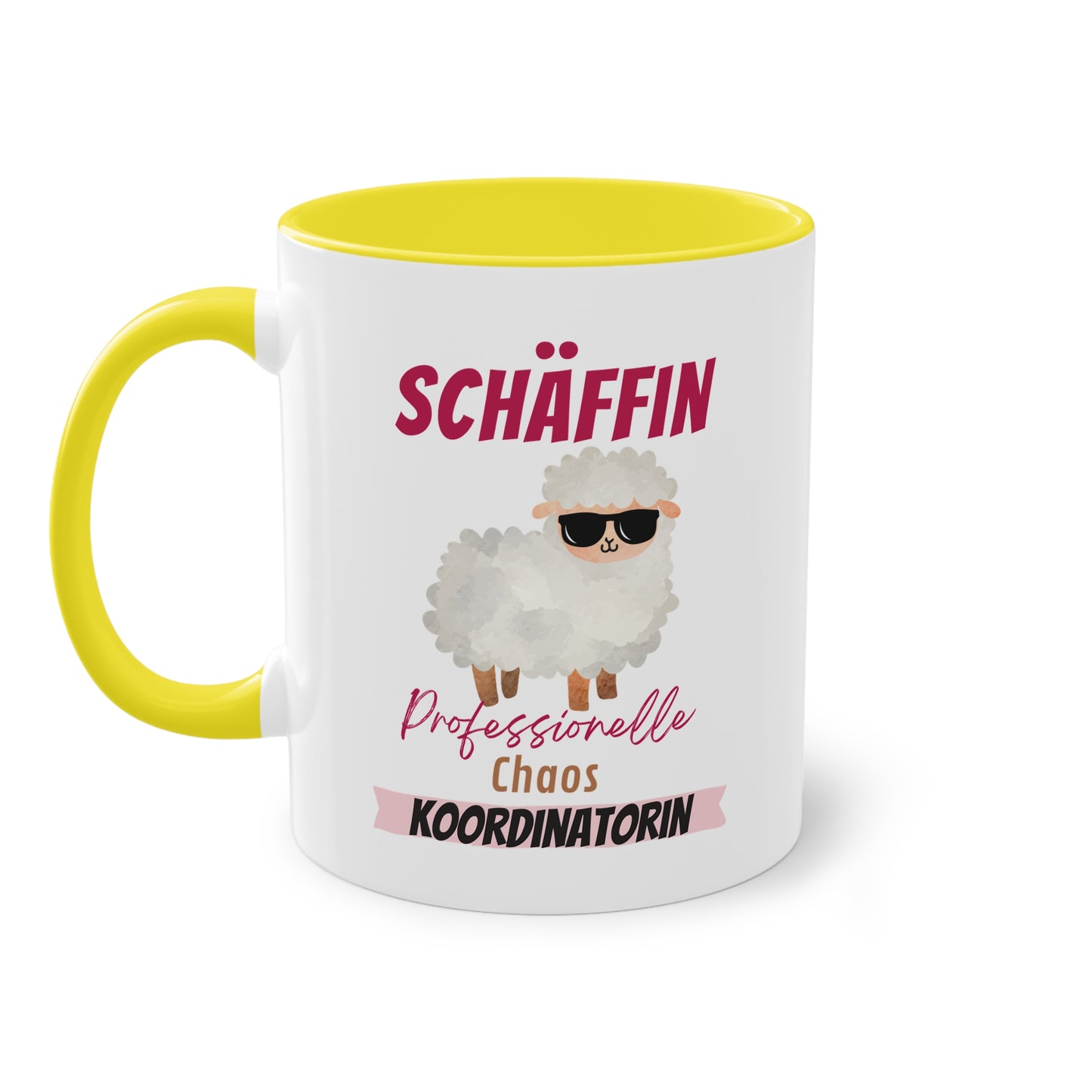 Schäffin professionelle Chaos Koordinatorin - Zwei-Ton-Tasse