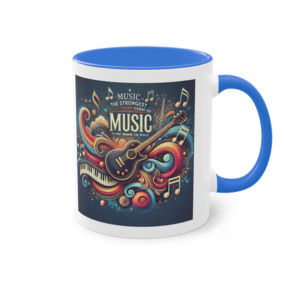 Music the strongest - Zwei-Ton-Kaffeetasse