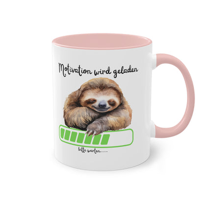 Motivation wird geladen bitte warten...  - Zwei-Ton-Kaffeetasse