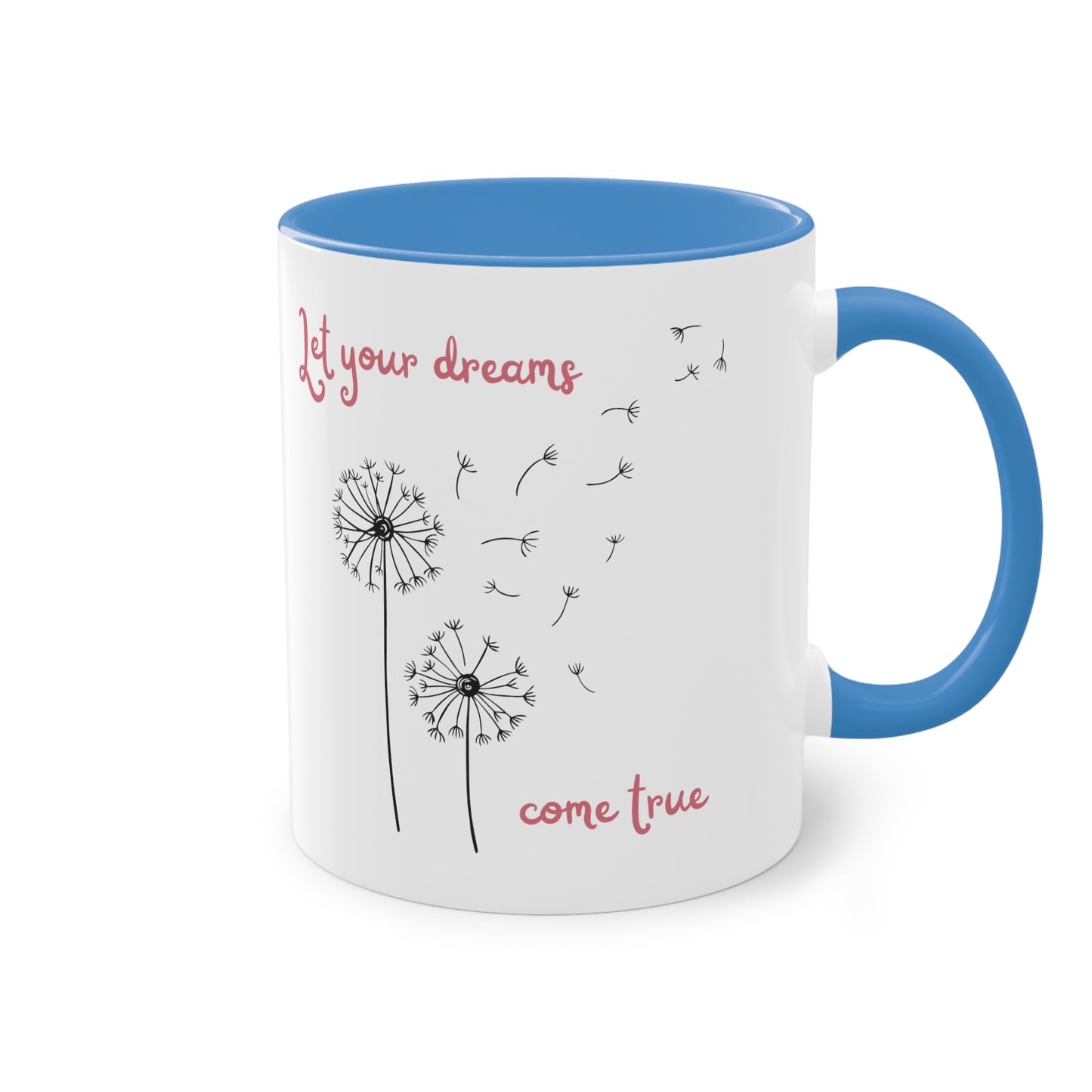 Let your dreams come true - Zwei-Ton-Kaffeetasse