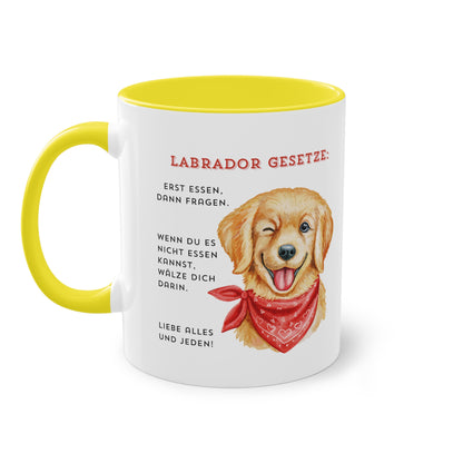 Labrador Gesetze - Zwei-Ton-Kaffeetasse