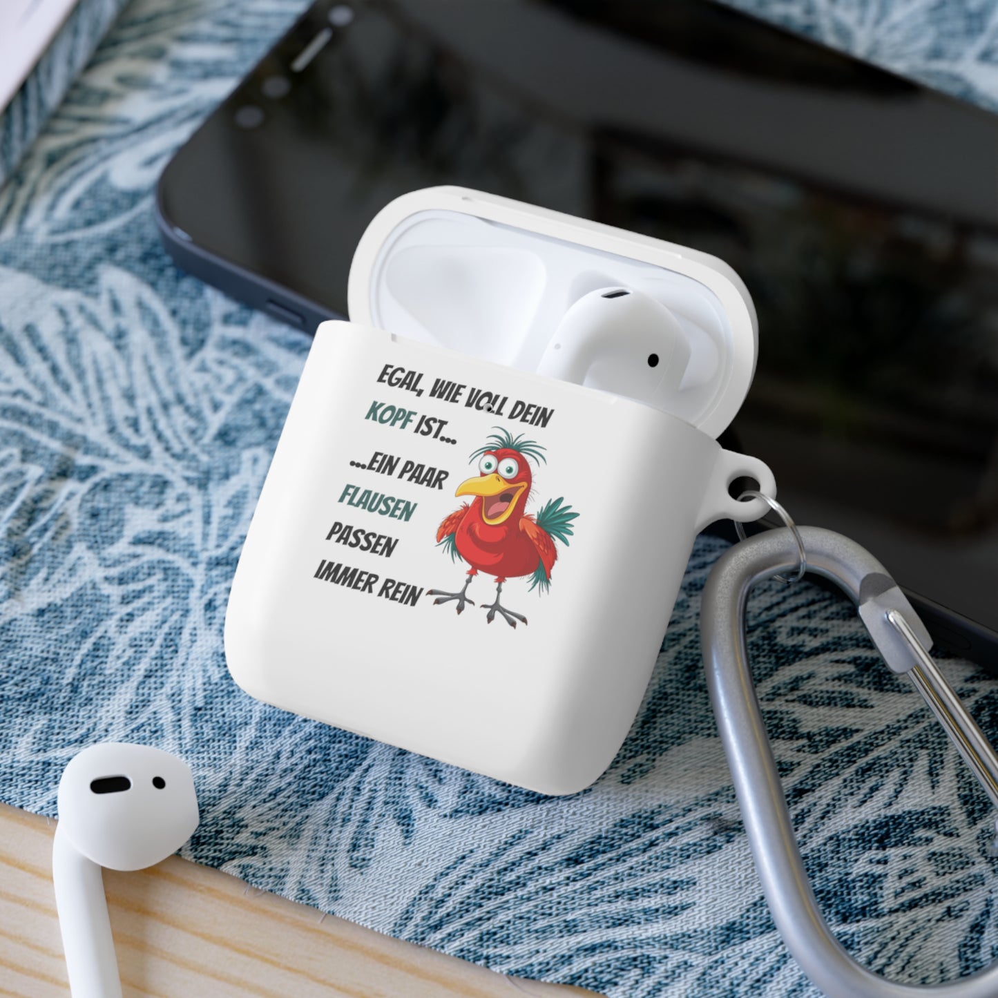 Egal wie voll dein Kopf ist... - AirPods und AirPods Pro Case Cover