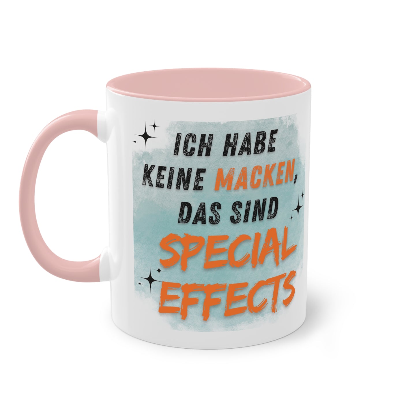 Ich habe keine Macken - Zwei-Ton-Kaffeetasse