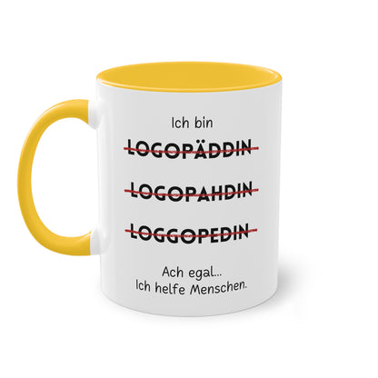 Ich bin Logopädin - Zwei-Ton-Tasse