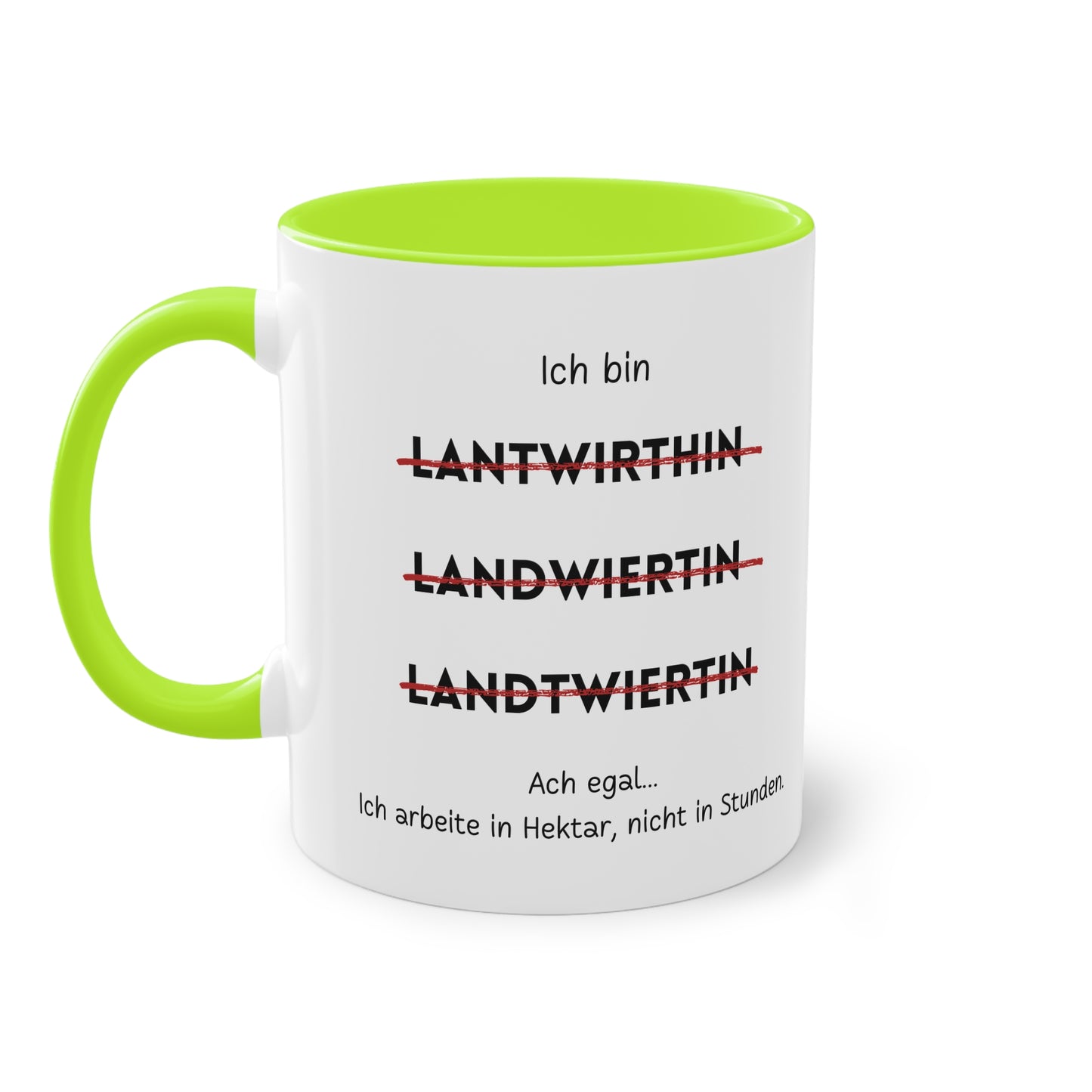 Ich bin Landwirtin - Zwei-Ton-Tasse