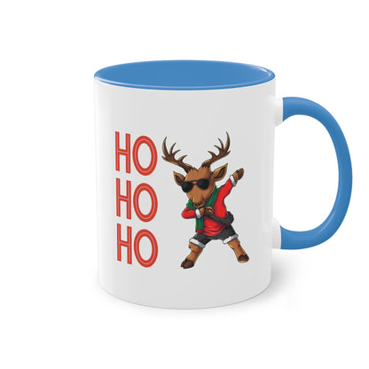 Ho ho ho Rentier  - Zwei-Ton-Kaffeetasse