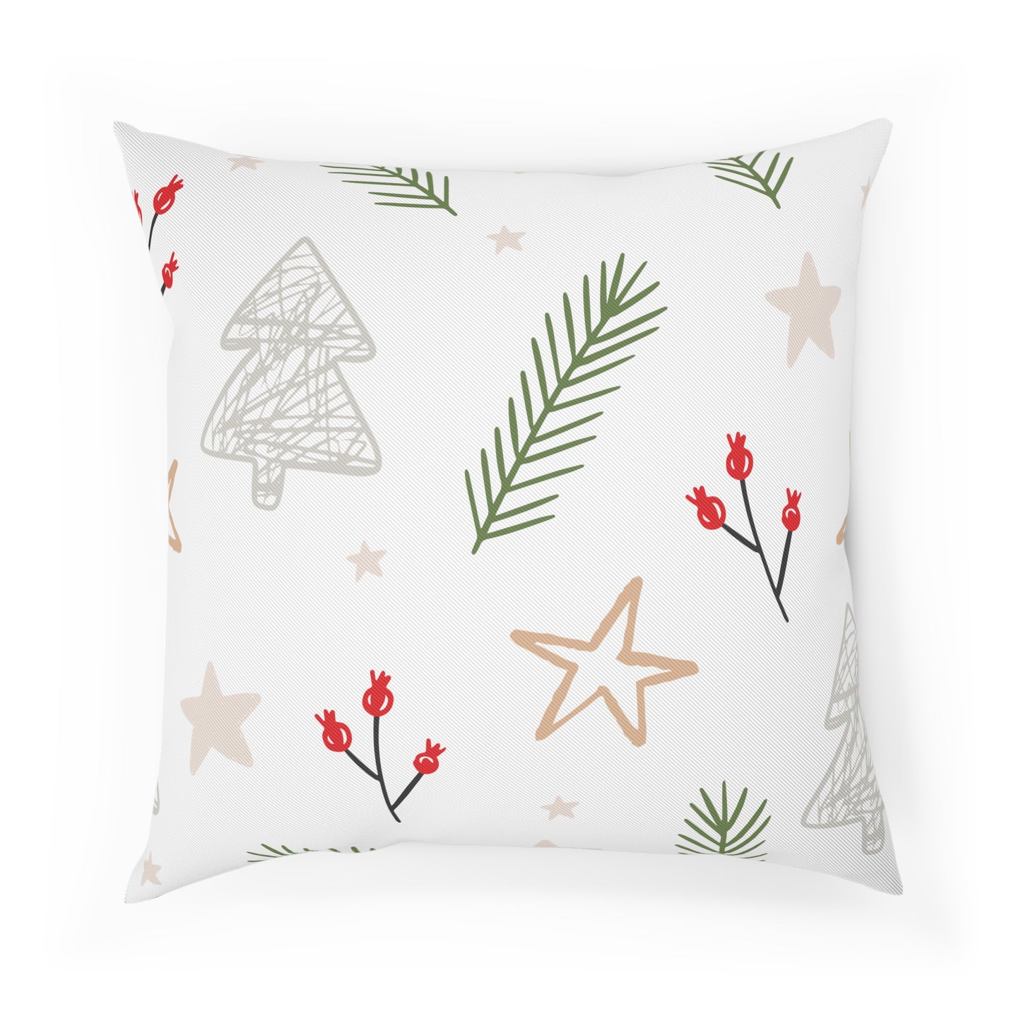 weihnachtliche Symbole - Sofa-/Dekokissen