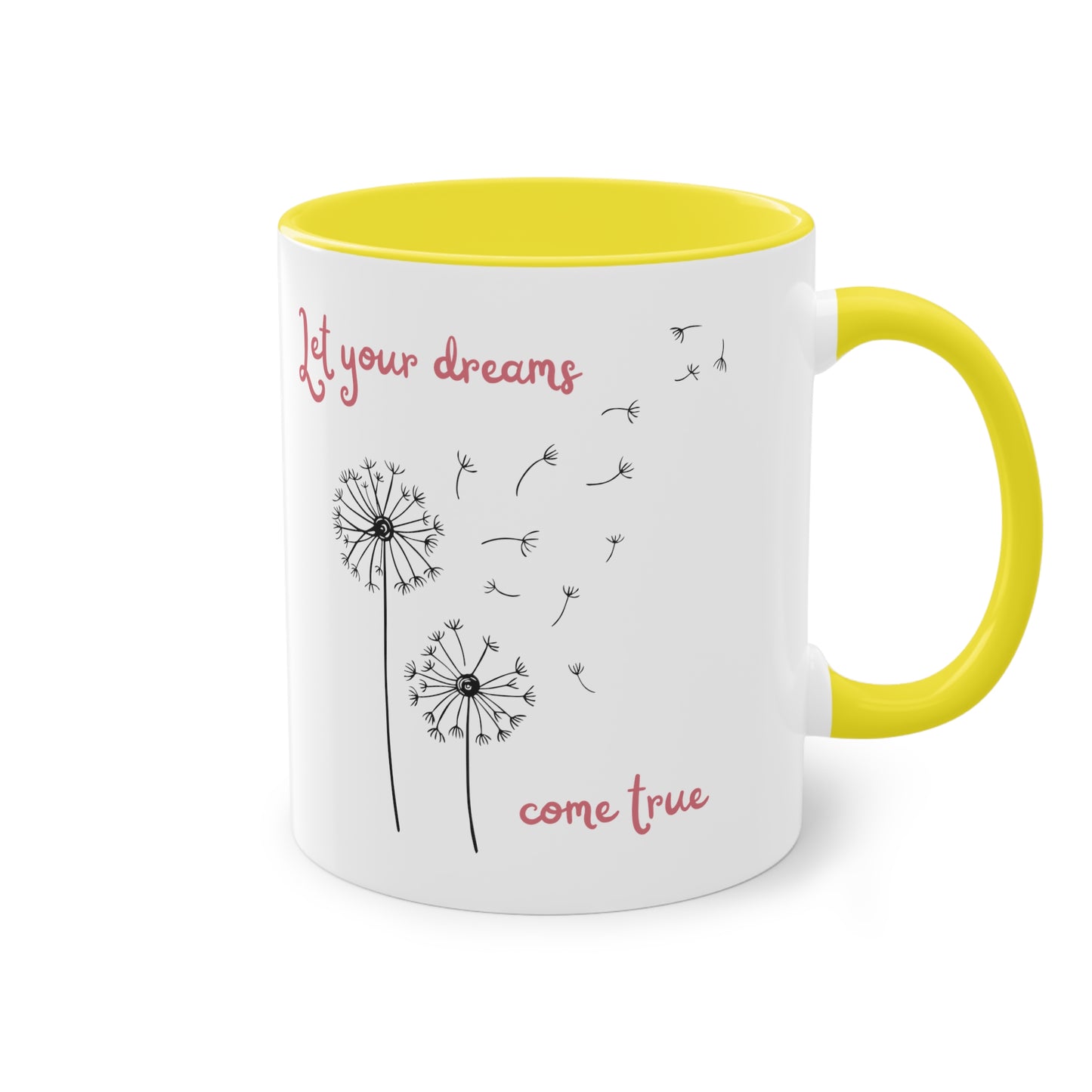 Let your dreams come true - Zwei-Ton-Kaffeetasse