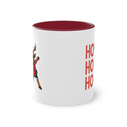 Ho ho ho Rentier  - Zwei-Ton-Kaffeetasse