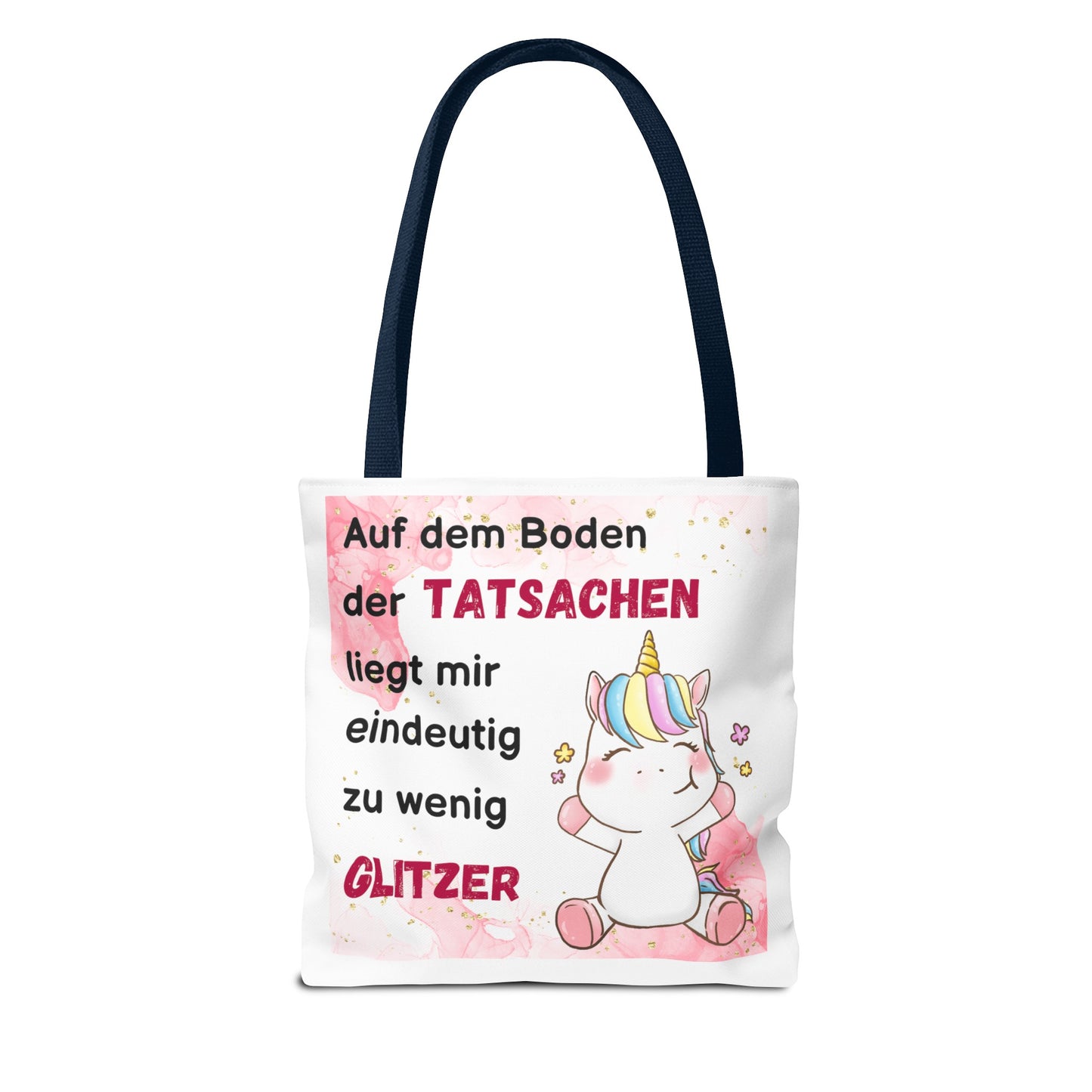 Auf dem Boden der Tatsachen liegt mir eindeutig zu wenig Glitzer - Tragetaschen