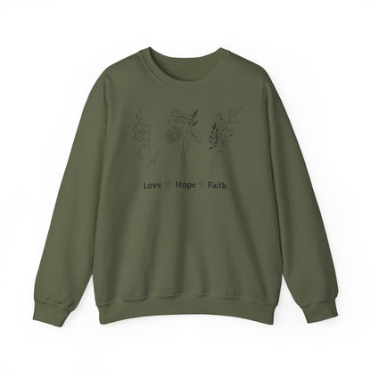 Love, Hope, Faith - Sweatshirt