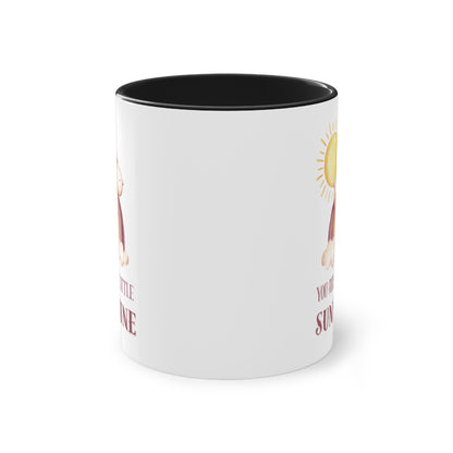 You are my little sunshine - Zwei-Ton-Kaffeetasse