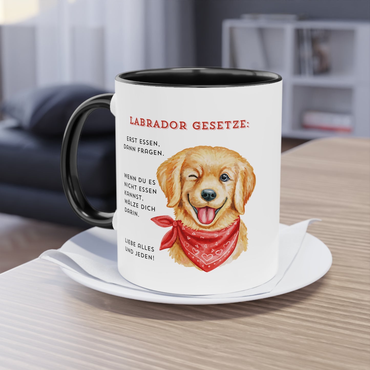 Labrador Gesetze - Zwei-Ton-Kaffeetasse