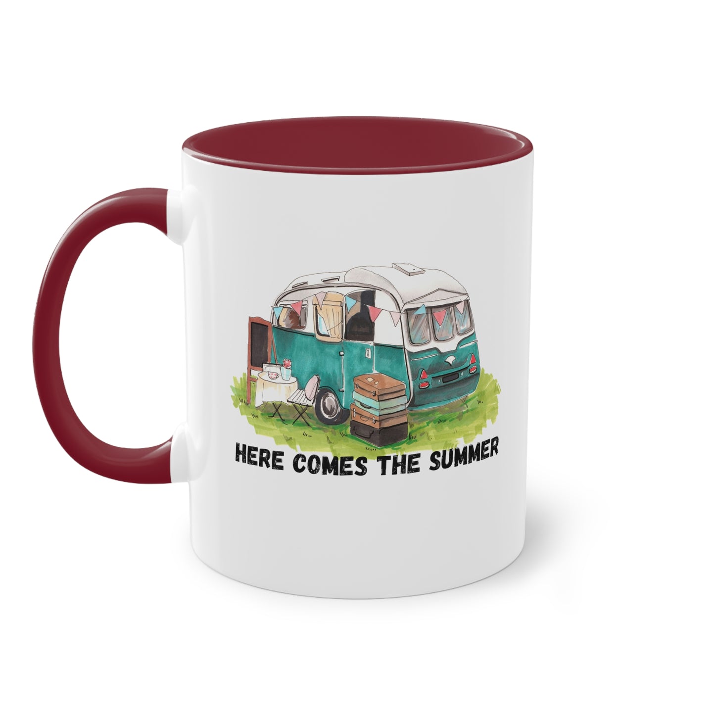 Here comes the summer - Zwei-Ton-Kaffeetasse