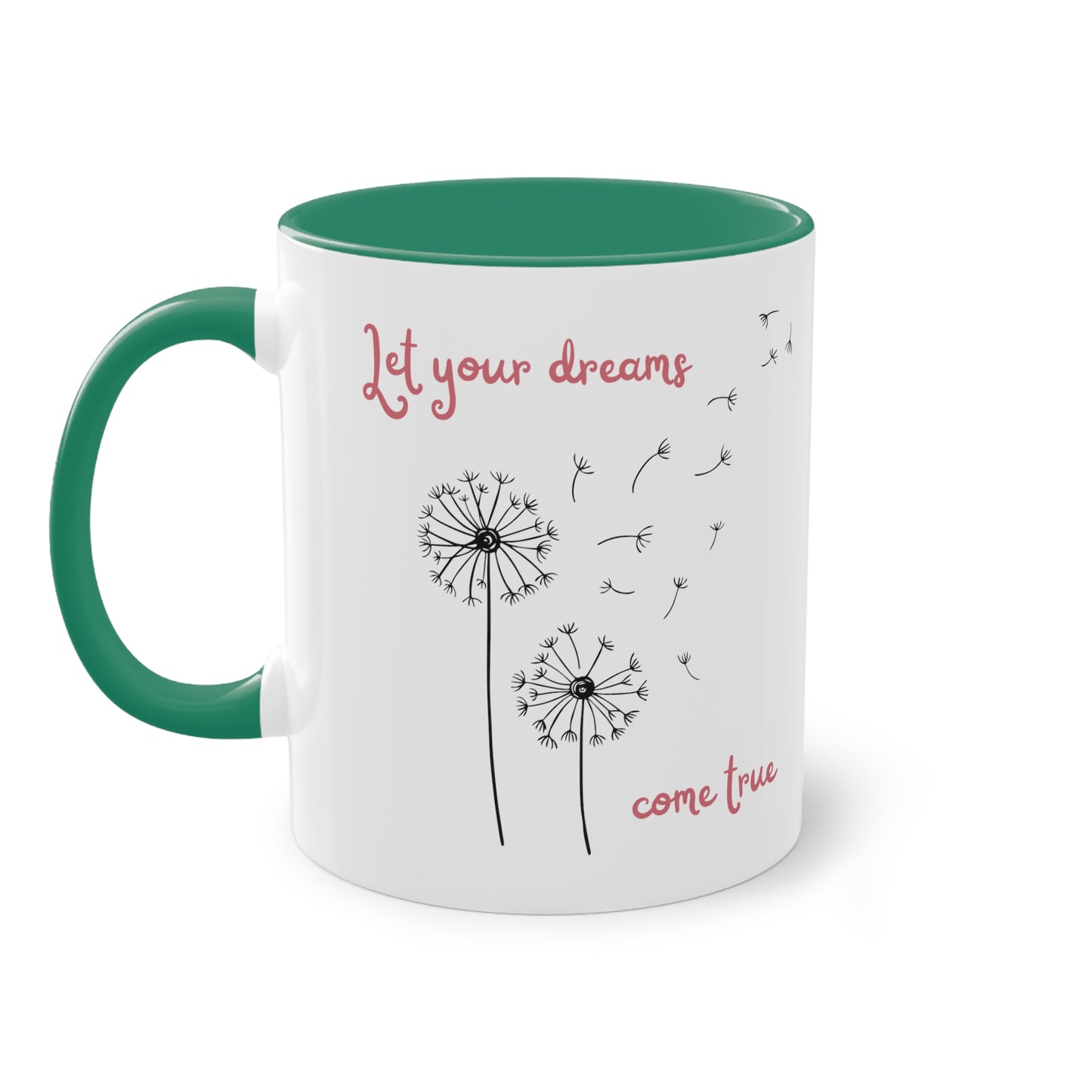 Let your dreams come true - Zwei-Ton-Kaffeetasse