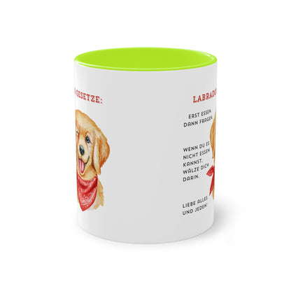 Labrador Gesetze - Zwei-Ton-Kaffeetasse