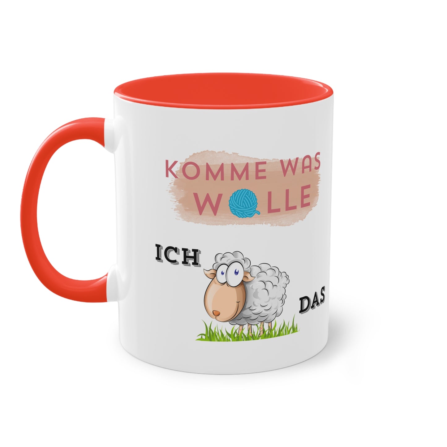 Komme was wolle, ich schaffe das - Zwei-Ton-Tasse