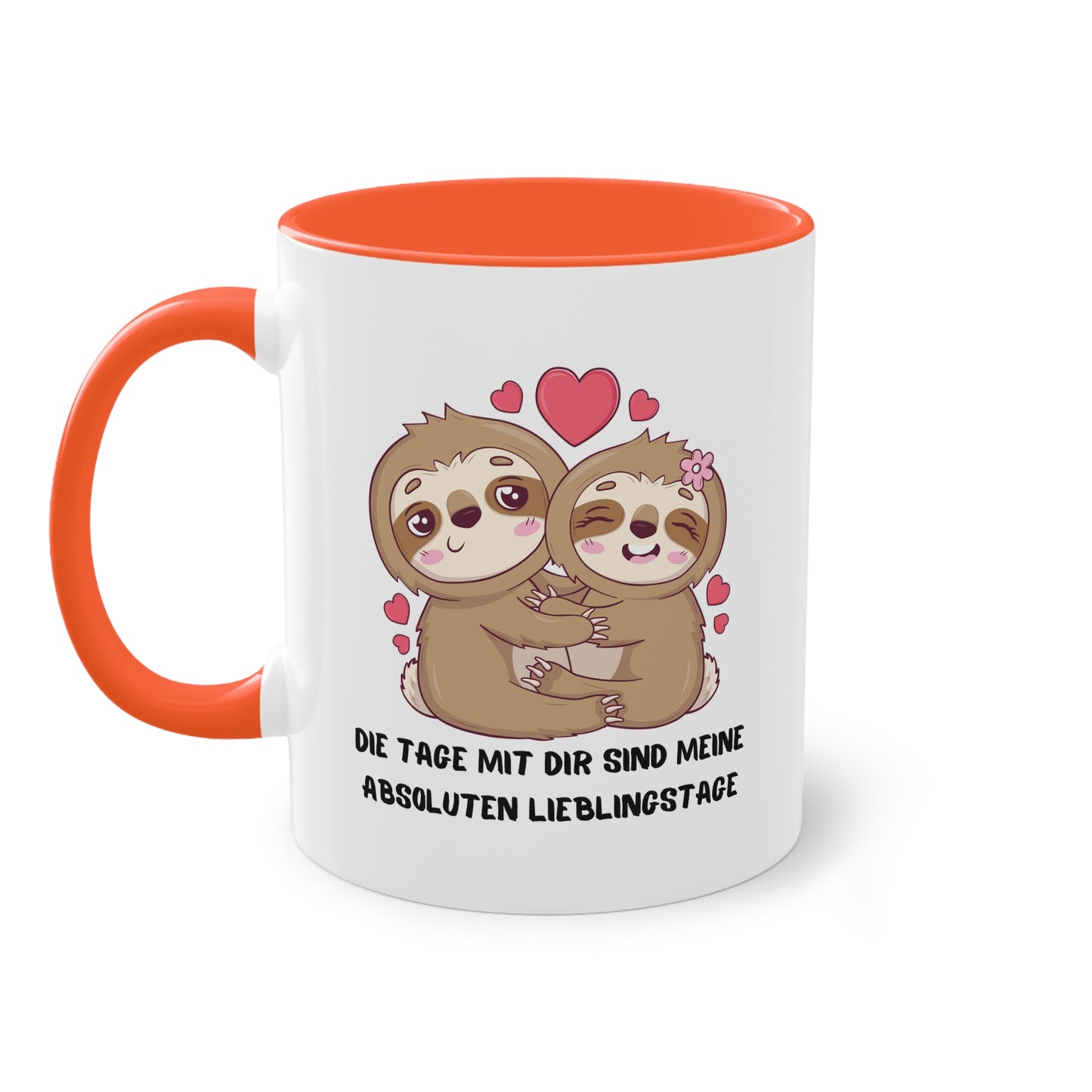 Die Tage mit Dir sind meine absoluten Lieblingstage - Zwei-Ton-Tasse