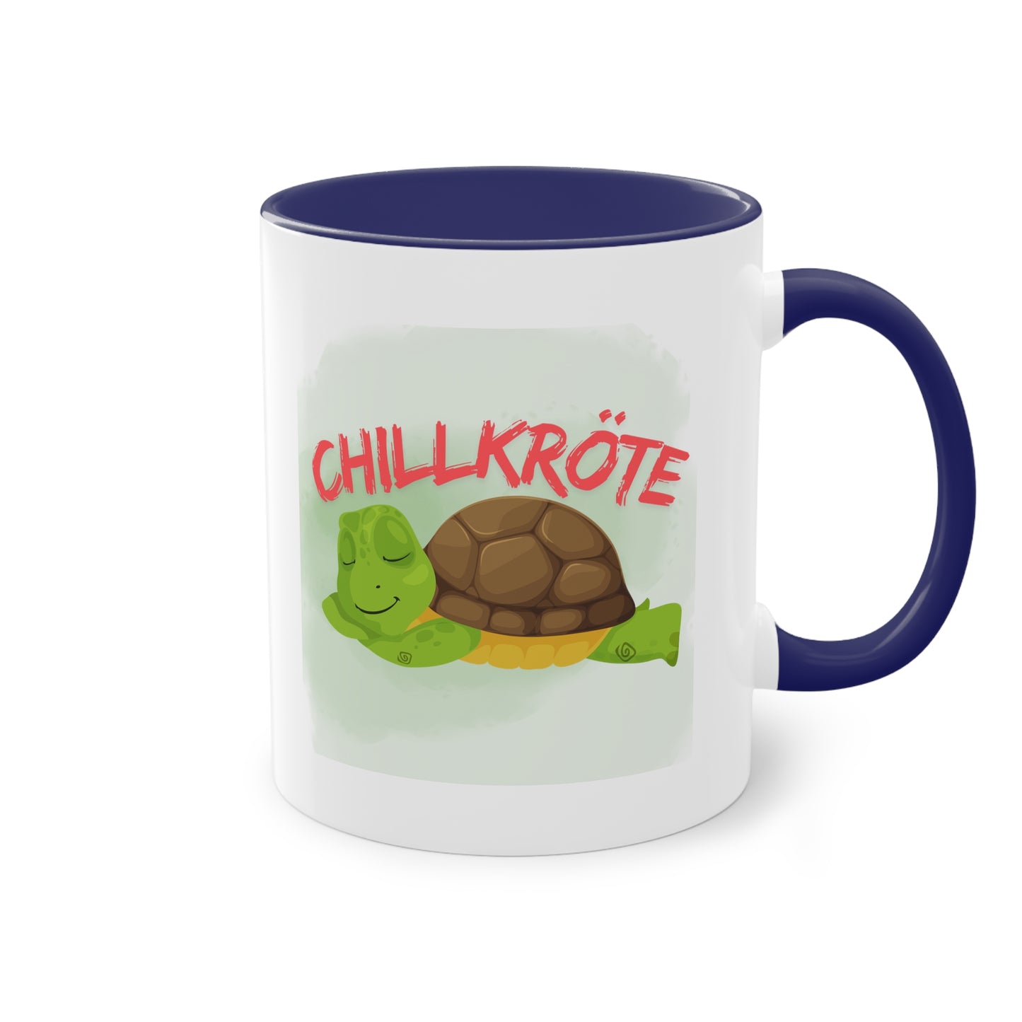 Chillkröte - Zwei-Ton-Kaffeetasse