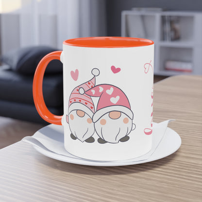 Wichtel Love - Zwei-Ton-Kaffeetasse