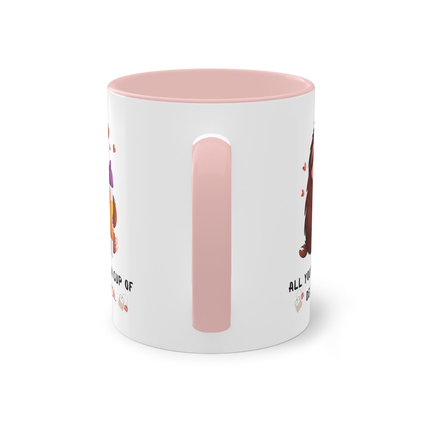 All you need is a cup of delicious tea - Zwei-Ton-Kaffeetasse