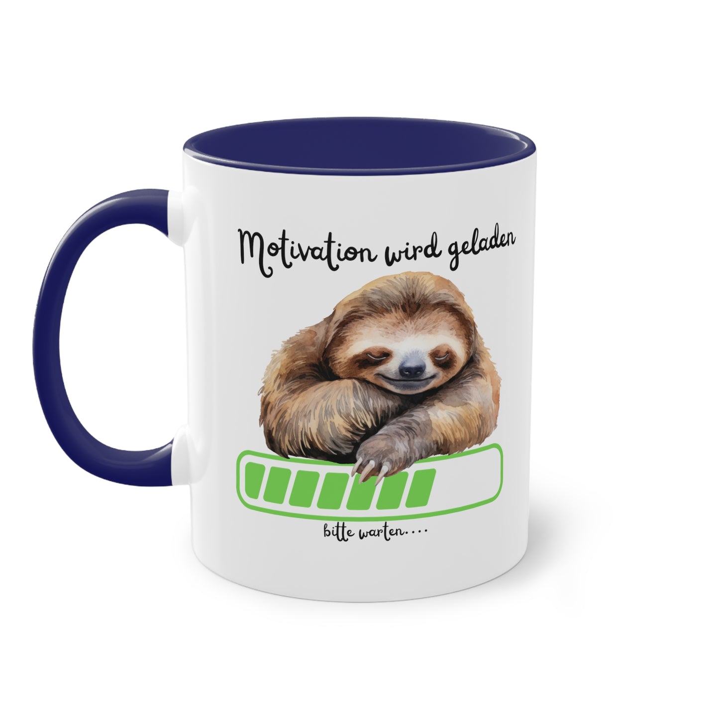 Motivation wird geladen bitte warten...  - Zwei-Ton-Kaffeetasse