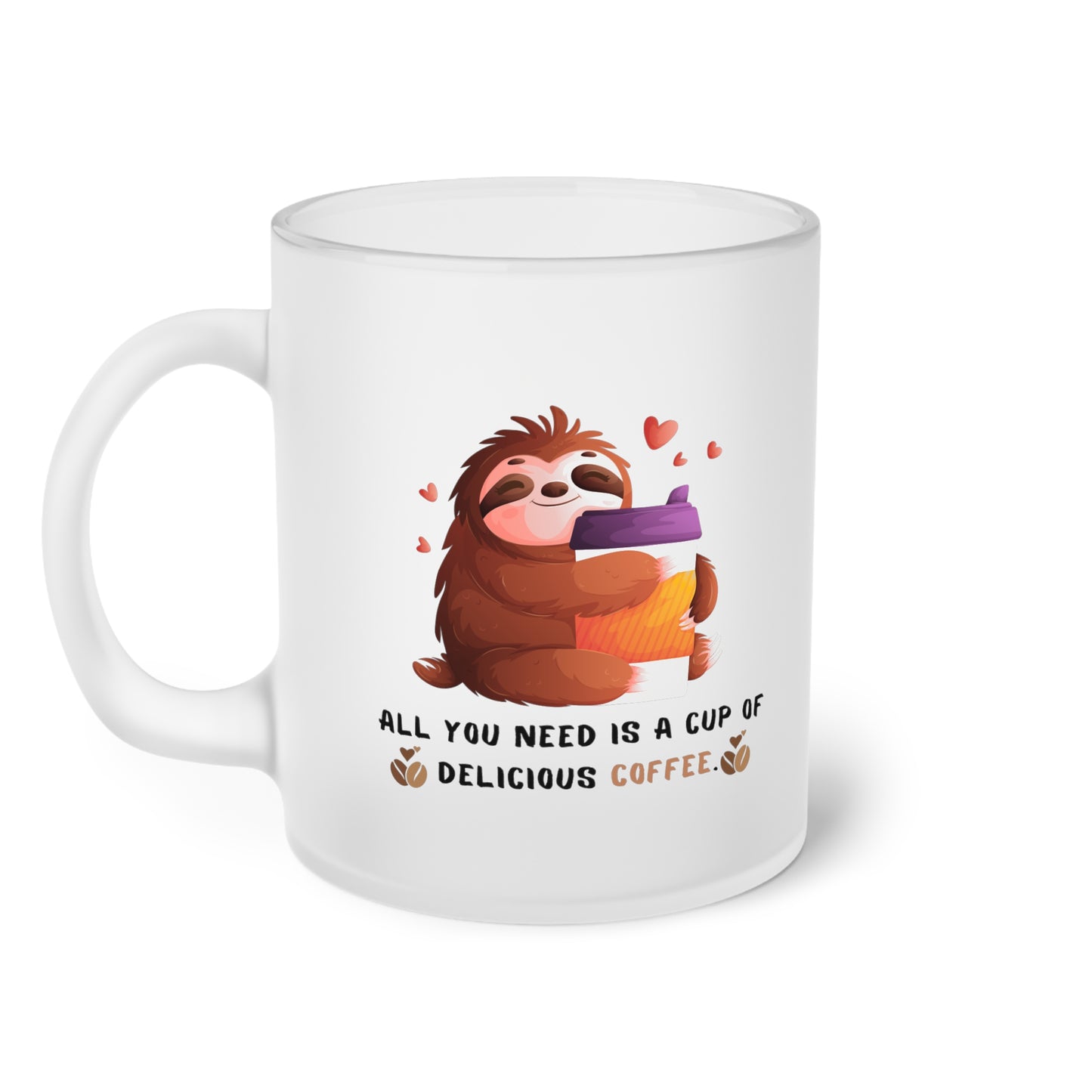 All you need is a cup of delicious coffee (2) - Milchglas Tasse