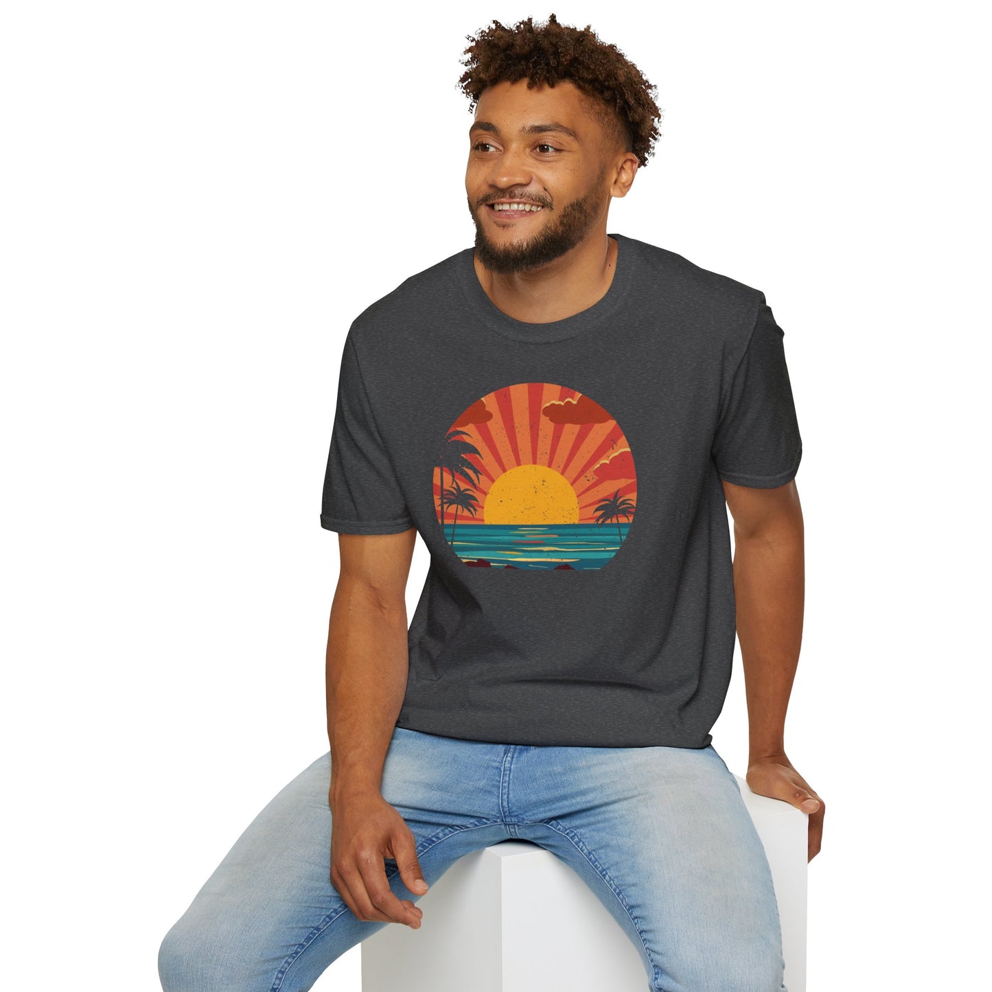 Sunset (2) - Unisex Softstyle T-Shirt