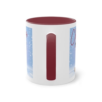 Rentier Merry Christmas - Zwei-Ton-Kaffeetasse