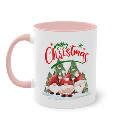 Merry Christmas Wichtel - Zwei-Ton-Tasse