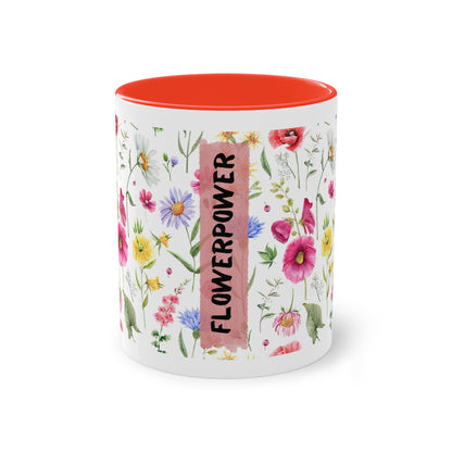 FlowerPower - Zwei-Ton-Kaffeetasse