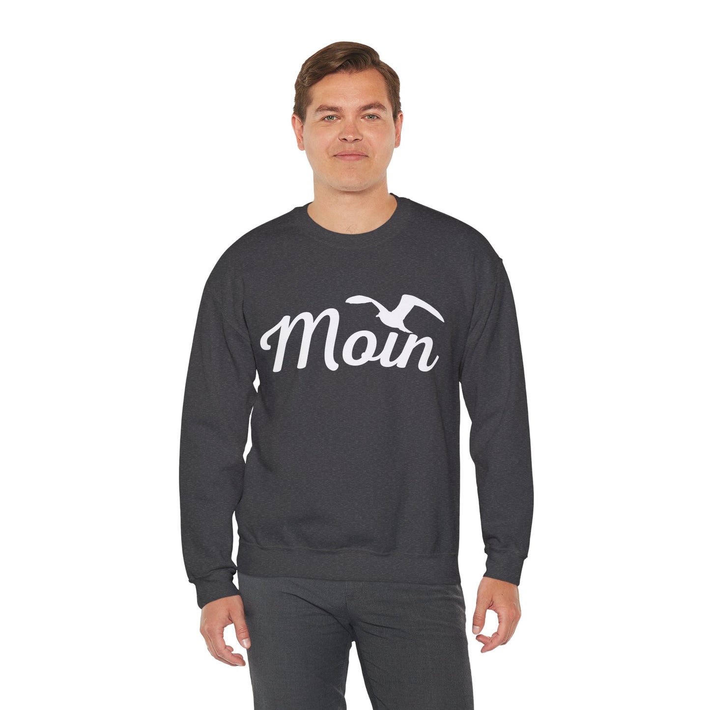 Unisex Sweatshirt - Moin mit Möwe