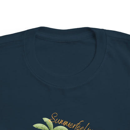 Summerfeeling (Sommergefühle) - Kleinkind-T-Shirt aus Feinjersey