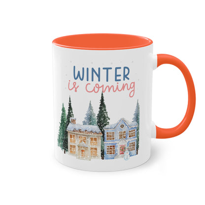 Winter is coming - Zwei-Ton-Kaffeetasse