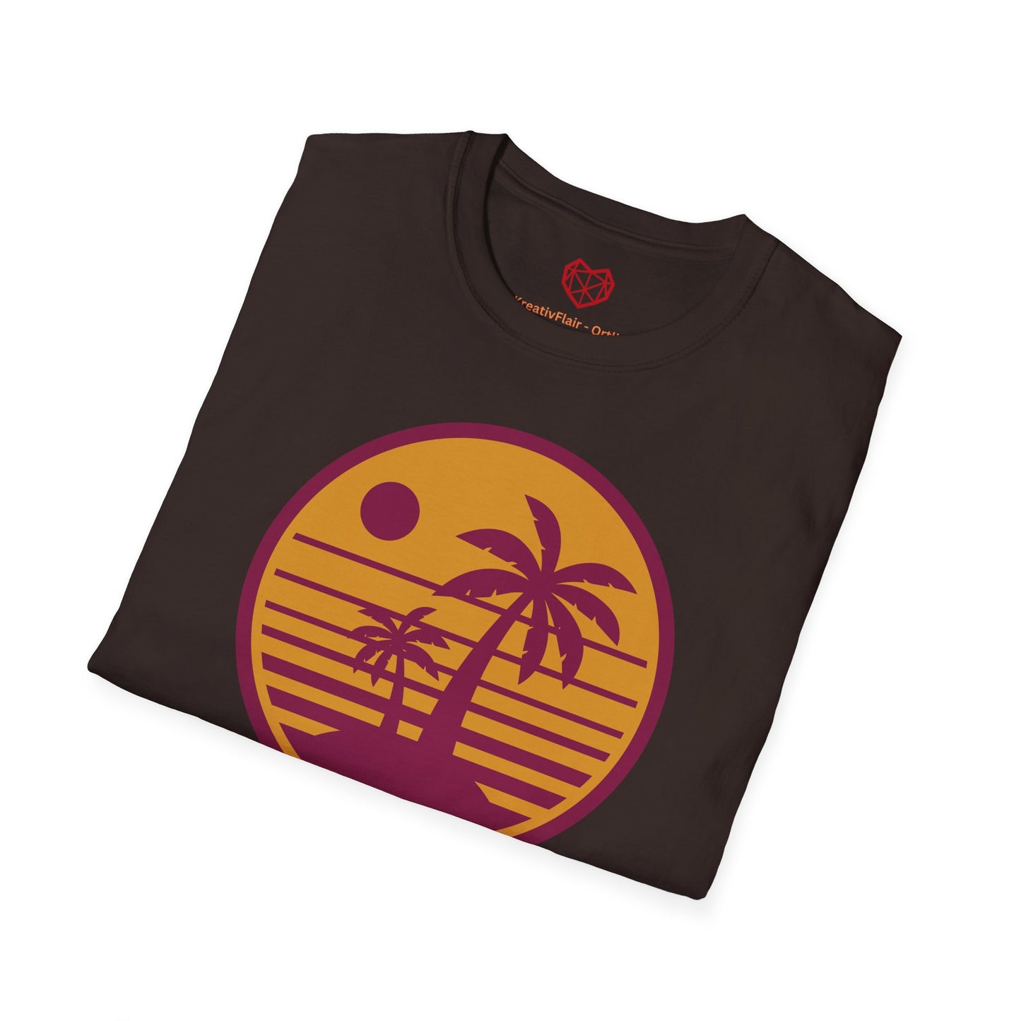 Sonne und Palmen - Unisex Softstyle T-Shirt