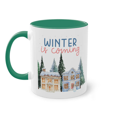 Winter is coming - Zwei-Ton-Kaffeetasse